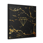 Diamond Marble Canvas with Frame