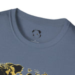 Black and Gold World Map Softstyle T-Shirt