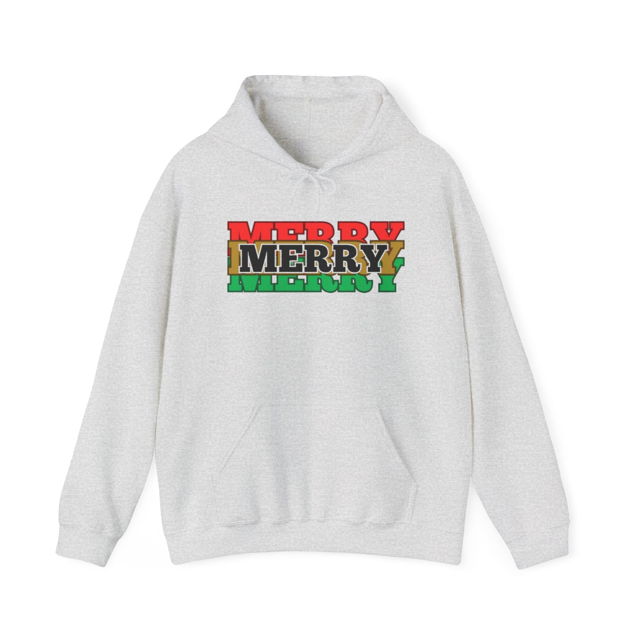 "MERRY MERRY MERRY" Unisex  Hooded Sweatshirt