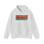 "MERRY MERRY MERRY" Unisex  Hooded Sweatshirt