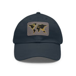 Golden World Leather Patch Hat