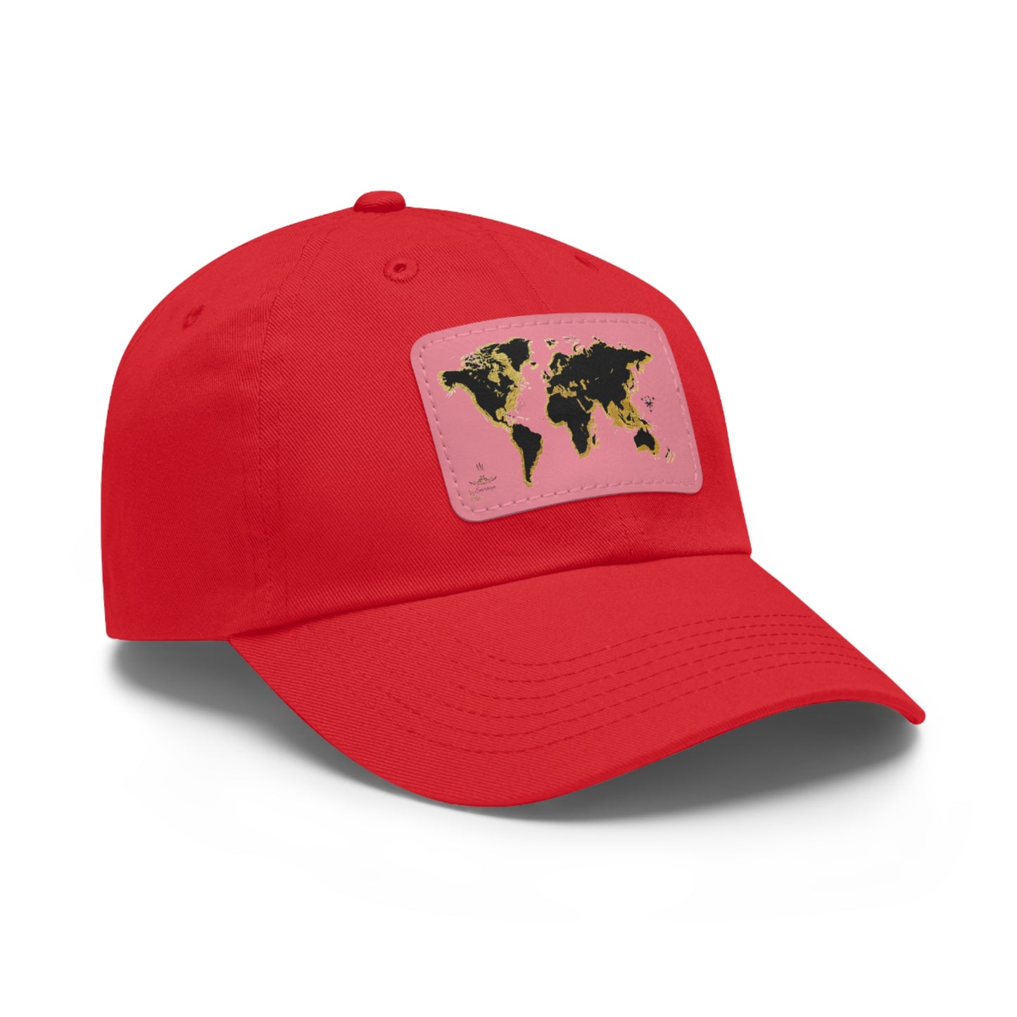 Golden World Leather Patch Hat