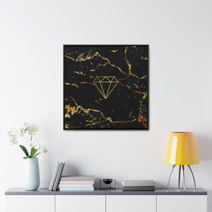 Diamond Marble Canvas with Frame